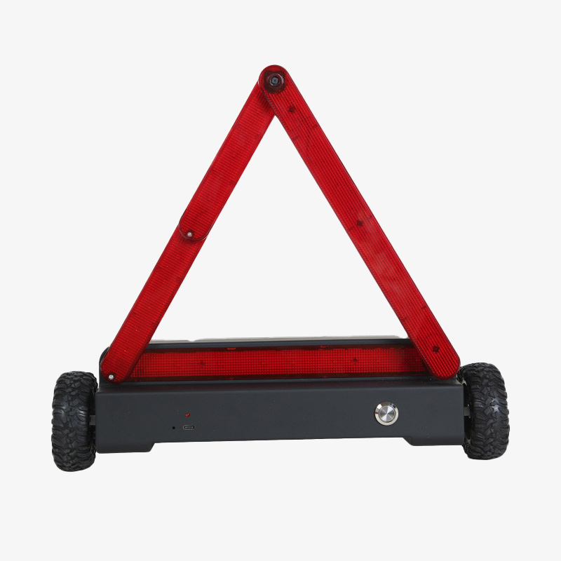 Intelligent triangle robot(Intelligent triangle warning sign)